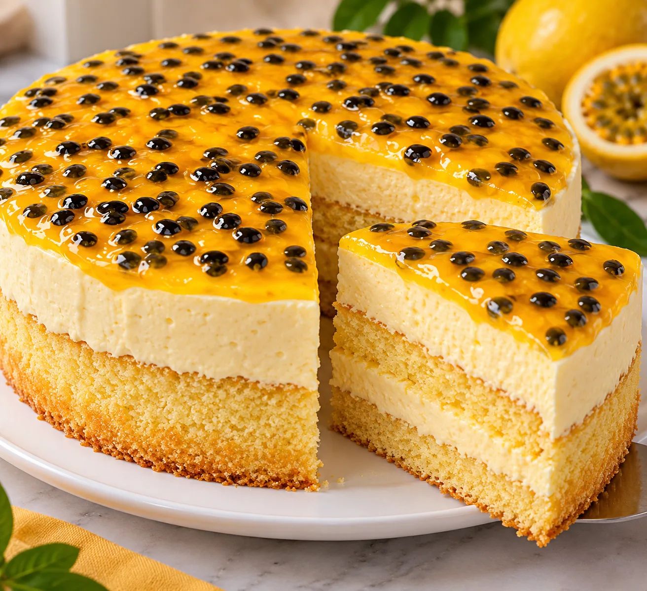 Bolo de Maracujá